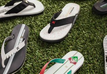 Futebol carioca é celebrado em coleção de sandálias da Kenner
