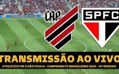 AO VIVO: Athletico-PR x São Paulo pela 14ª rodada do Brasileirão