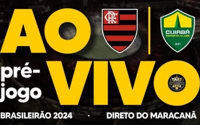 AO VIVO: Flamengo x Cuiabá pela 15ª rodada do Brasileirão