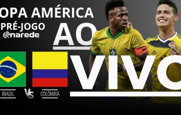 AO VIVO: Brasil x Colômbia pela Copa América